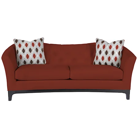 Contemporary Sofa with Tufted Seat Back and Super Soft Upholstery
